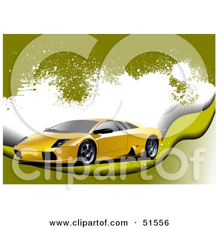 Sport Car Yellow