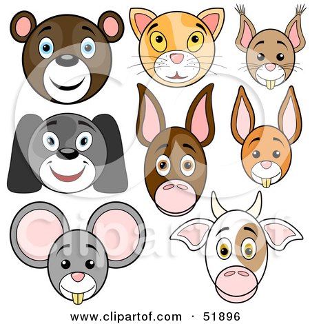 Free Animal Coloring Pages on Free Rf Clipart Illustration Of A Digital Collage Of Baby Animal