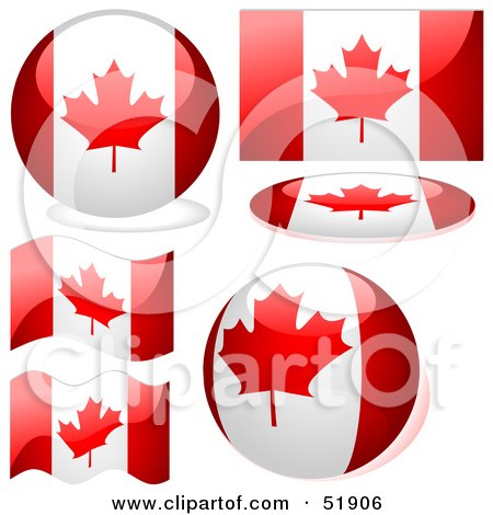 Canadian Flag Graphic
