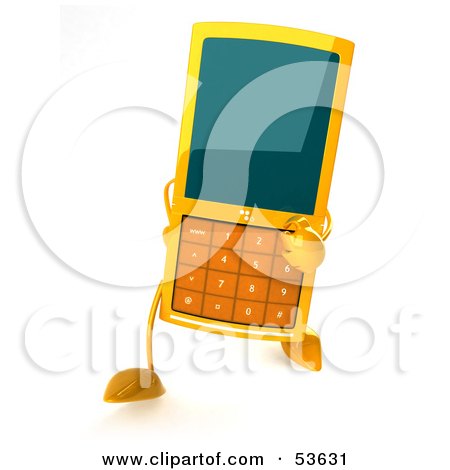 funny forwards for cell phones. 3d Slim Yellow Cell Phone