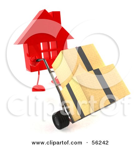 red house clipart