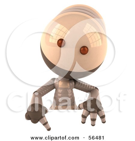 point blank character robot. 3d Robie Robot Character