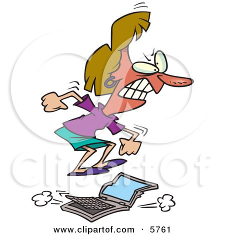 5761-Flustered-Woman-Jumping-On-A-Laptop-Computer-Clipart-Illustration.jpg