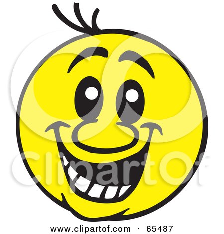Big Friendly Yellow Smiley Face