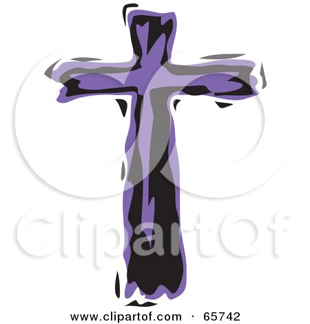 purple crosses