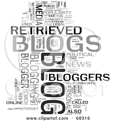 blogging clipart