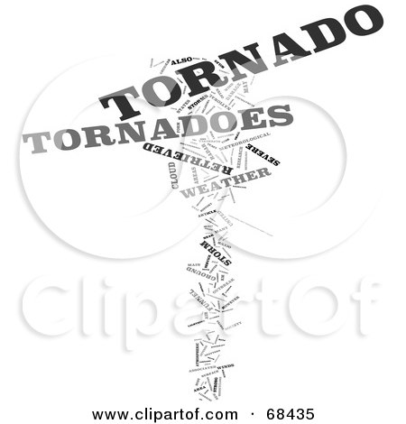 tornadoes word art