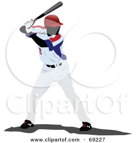 baseball player silhouette. Professional Baseball Player
