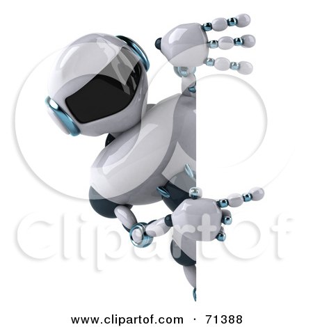 point blank character robot. Robot Character Pointing