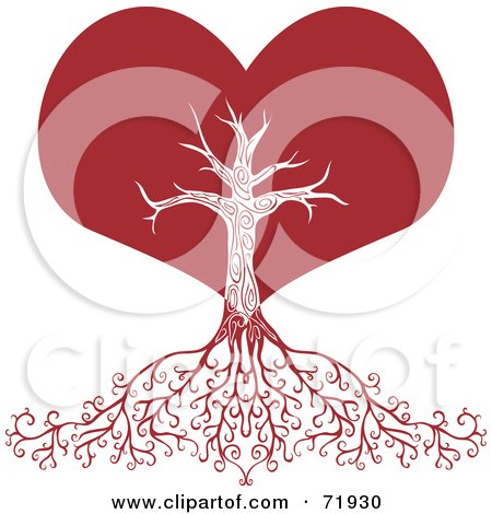 clip art tree with roots. Royalty-free clipart picture