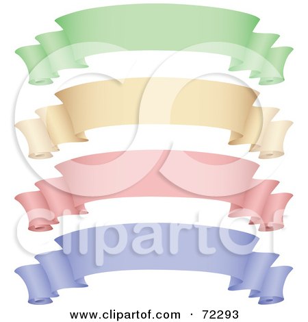 scroll banner clipart. And Purple Scroll Banners