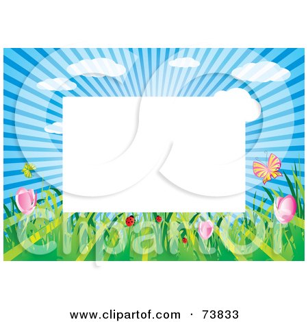 spring clip art borders free. Royalty-free clipart picture