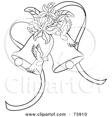 Flower Coloring Sheets on Royalty Free  Rf  Clipart Illustration Of Black And White Outline Of