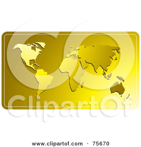 Free World Map Clip Art. Royalty-free clipart picture