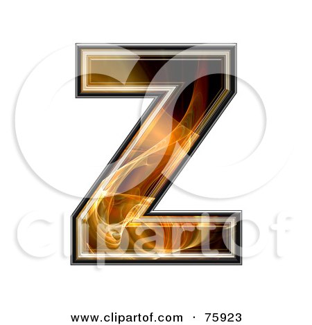 Fractal Symbol Capital Letter Z by chrisroll