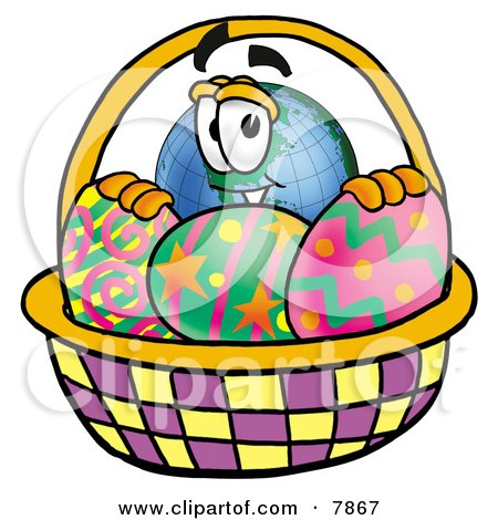 earth globe clip art. Clipart Picture of a World Earth Globe Mascot Cartoon Character Hiking and
