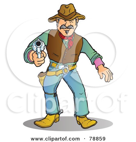 Free Western on Royalty Free  Rf  Clipart Illustration Of A Western Cowboy Man