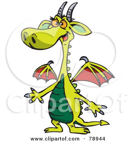 Royalty Free Stock Illustrations Of Green Dragons By Dennis Holmes 