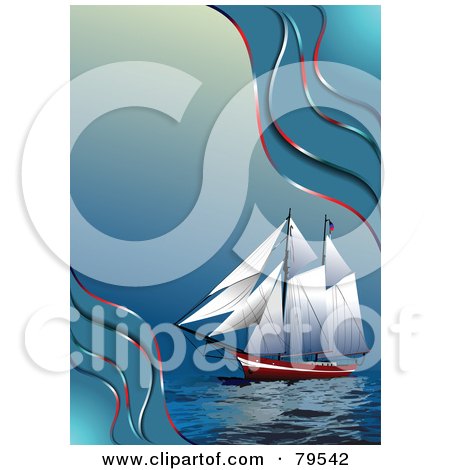 Clip Art Yacht. Royalty-Free (RF) Clipart