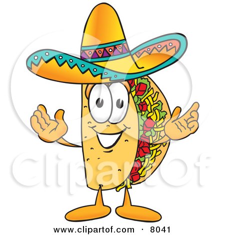 Classic Cartoon Characters on Of A Taco Mascot Cartoon Character With Welcoming Open Arms Jpg