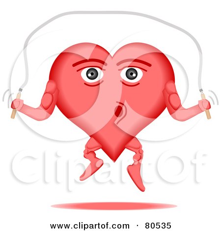 Logo Design Food on Royalty Free  Rf  Clipart Illustration Of A Healthy Heart Face Jumping