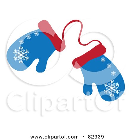 winter mittens clipart