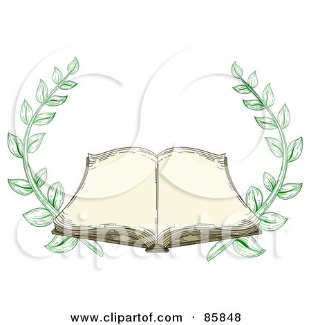 clip art book open. Royalty-free clipart picture