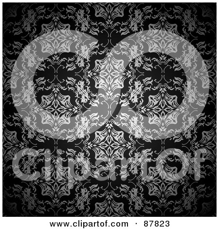 black and white background wallpaper. an Ornate Black And White
