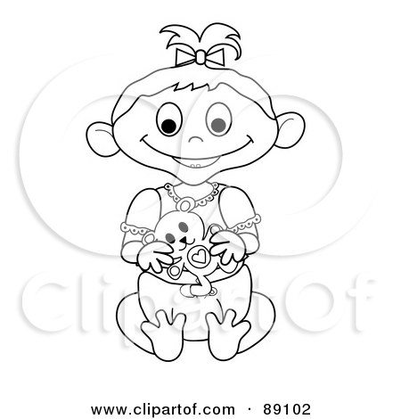 Royalty Free Coloring Book Page Illustrations by Pams Clipart Page 3