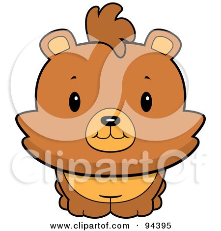 Royalty-Free (RF) Baby Bear Clipart, Illustrations, Vector Graphics #1