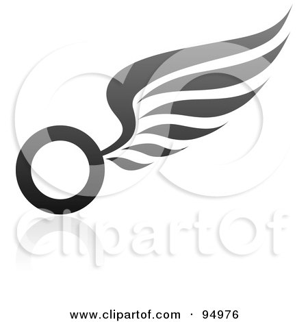 Logo Design  on Of A Black And Gray Wing Logo Design Or App Icon   1 By Elena  94976