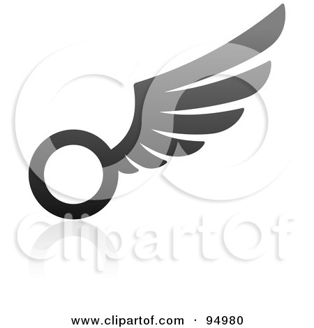 Logo Design  on Of A Black And Gray Wing Logo Design Or App Icon   15 By Elena  94980