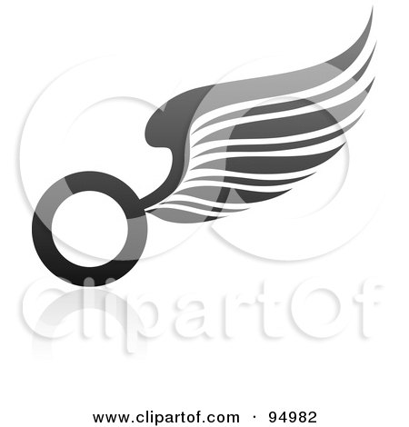 Logo Design  on Of A Black And Gray Wing Logo Design Or App Icon   2 By Elena  94982