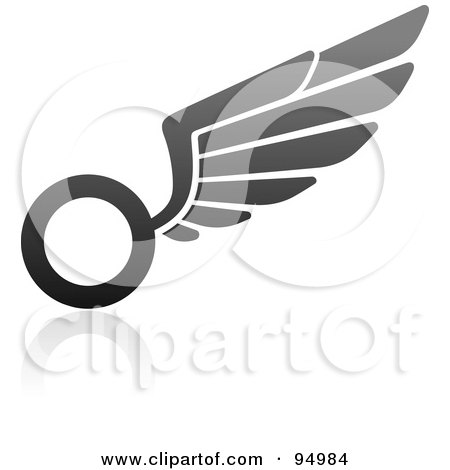 Logo Design  on Black And Gray Wing Logo Design Or App Icon   4 Posters  Art Prints By