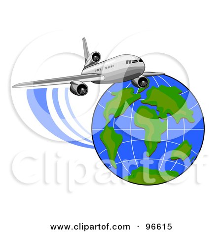 Small Aircraft on Illustration Of A Commercial Airplane In Flight   6 By Patrimonio