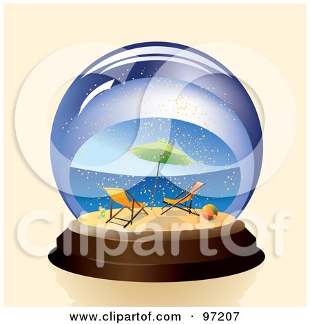 beach globe