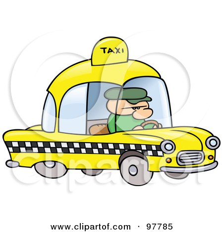 Formula  Drivers on Royalty Free  Rf  Taxi Clipart  Illustrations  Vector Graphics  1