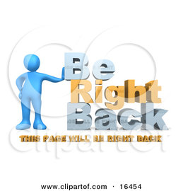 http://images.clipartof.com/small270/16454-Blue-Person-Leaning-Against-Text-Reading-Be-Right-Back-This-Page-Will-Be-Right-Back-For-Website-Construction-Clipart-Illustration-Graphic.jpg
