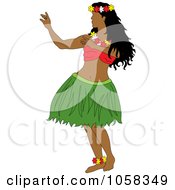 Hawaiian+hula+dancer+clipart