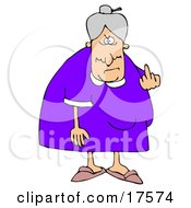 17574-Clipart-Illustration-Of-A-Mean-Old-Caucasian-Lady-With-Gray-Hair-Flipping-Off-The-Viewer.jpg