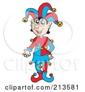 Royalty Free Clip Art Of Jesters By Visekart Page