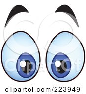 Clipart Sets Of Angry Puffy Closed Watery And Surprised Eyes