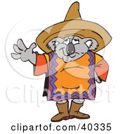 40335-Clipart-Illustration-Of-A-Mexican-Koala-In-A-Poncho-And-Sombrero.jpg