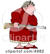 http://images.clipartof.com/thumbnails/4982-Armed-Angry-Woman-With-PMS-Clipart.jpg