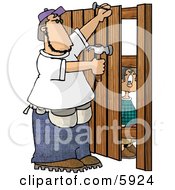 5924-Boy-Watching-A-Man-Build-A-Wooden-Fence-Clipart-Picture.jpg