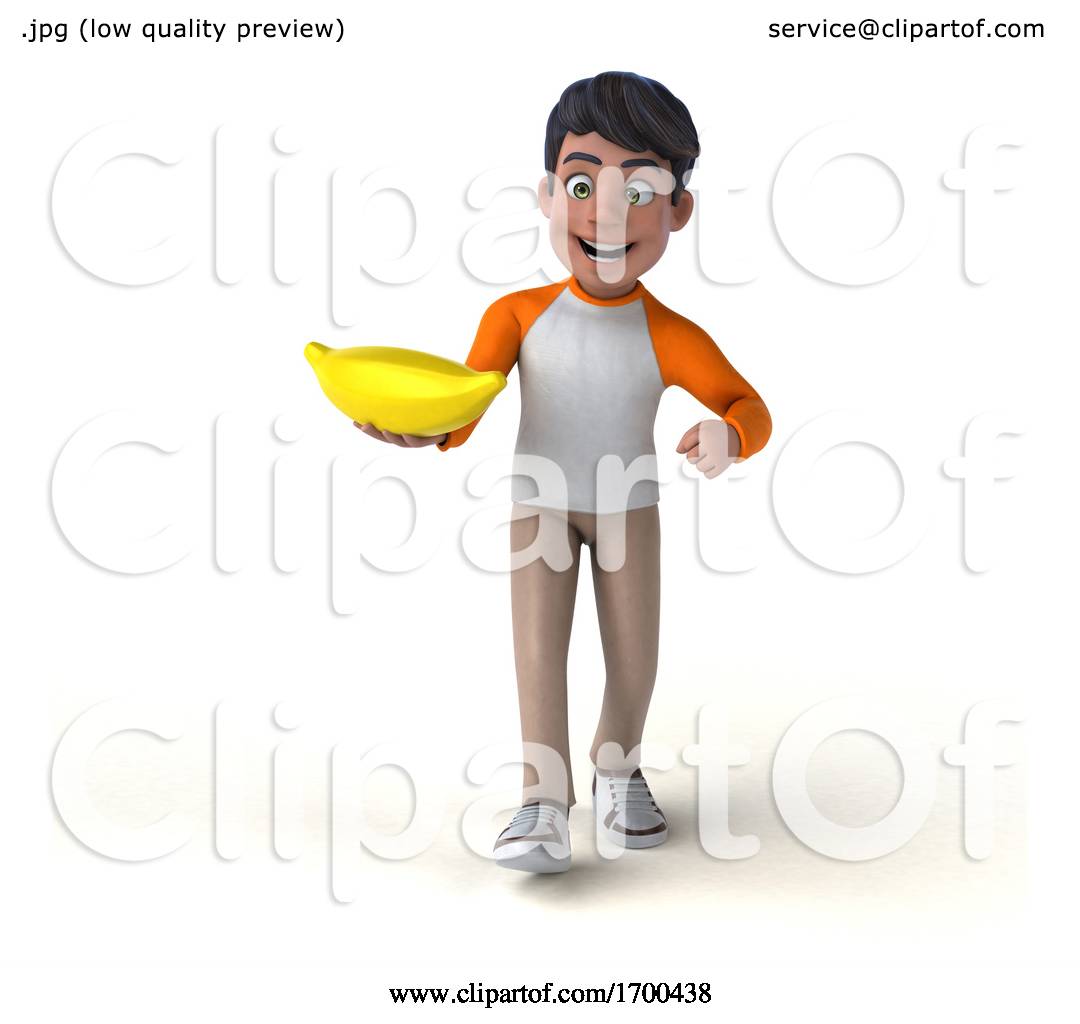 3d Indian Boy, on a White Background by Julos #1700438