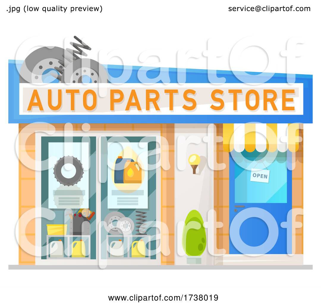 Auto Parts Store Front by Vector Tradition SM #1738019