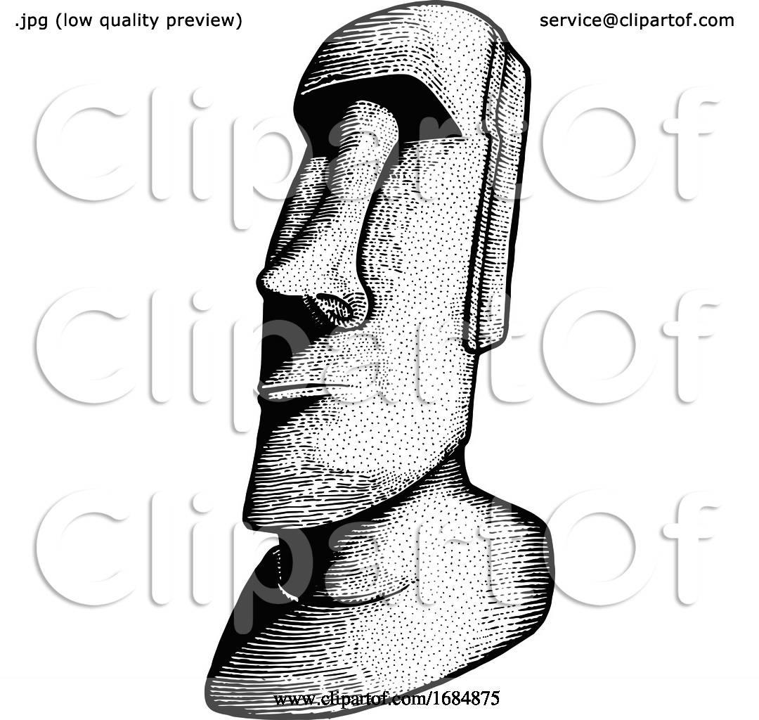 Moai Statue Stock Illustrations, Cliparts and Royalty Free Moai Statue  Vectors