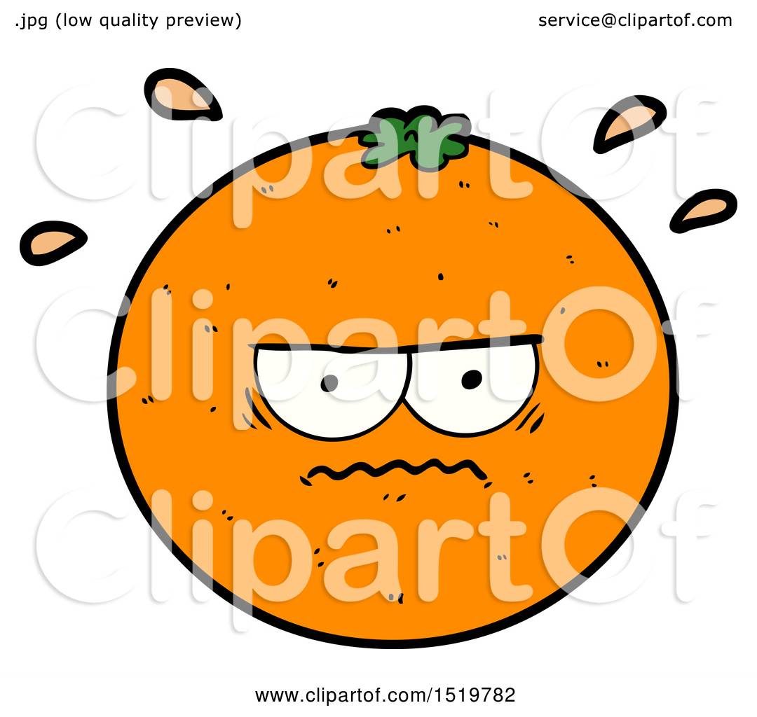  Cartoon  Angry  Orange  by lineartestpilot 1519782