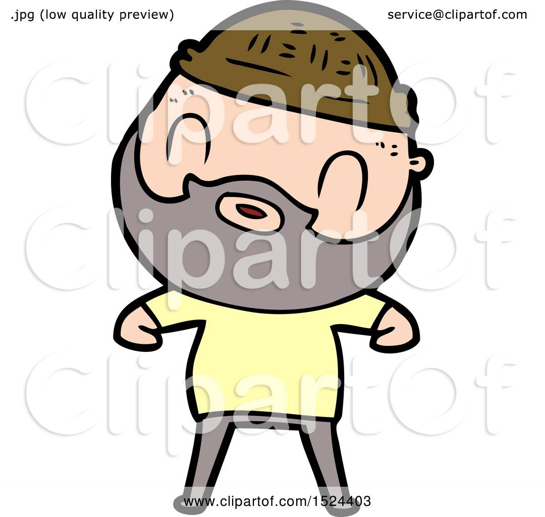 Cartoon Bearded Man by lineartestpilot #1524403